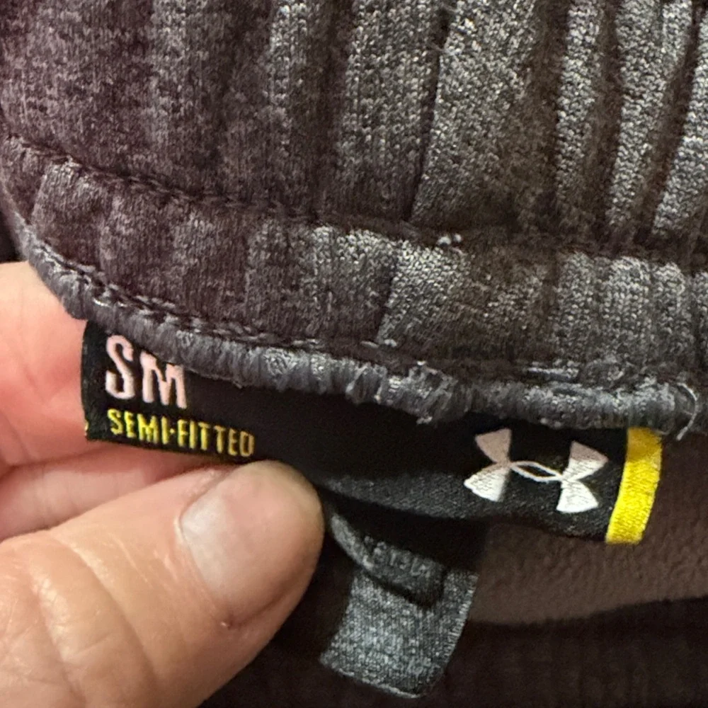 Under Armour Gray Wide Leg Fleece Sweatpants Women’s s/m - Picture 4 of 4